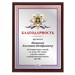 фото 74зг Диплом гравертон А5 со знаком