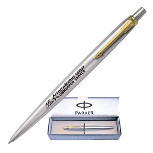 фото 32рсоз Ручка Parker «Jotter» в футляре с позолоченными деталями дизайна и лазерной гравировкой